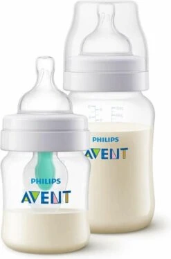 Philips Avent SCD809/01 Anti-Colic Combi Babyfles (125ml) + (260ml) Met AirFree Ventiel -Philips 792x1200