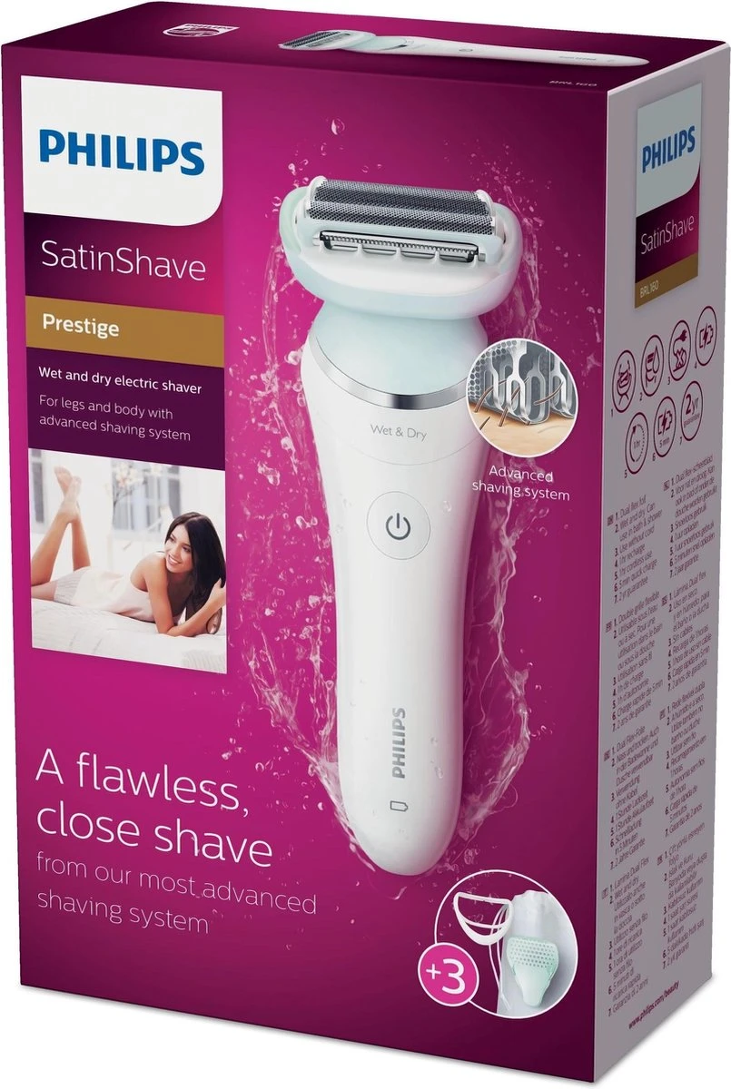 Philips SatinShave Prestige BRL160/00 - Ladyshave 9 Philips SatinShave Prestige BRL160/00 - Ladyshave - Afbeelding 9