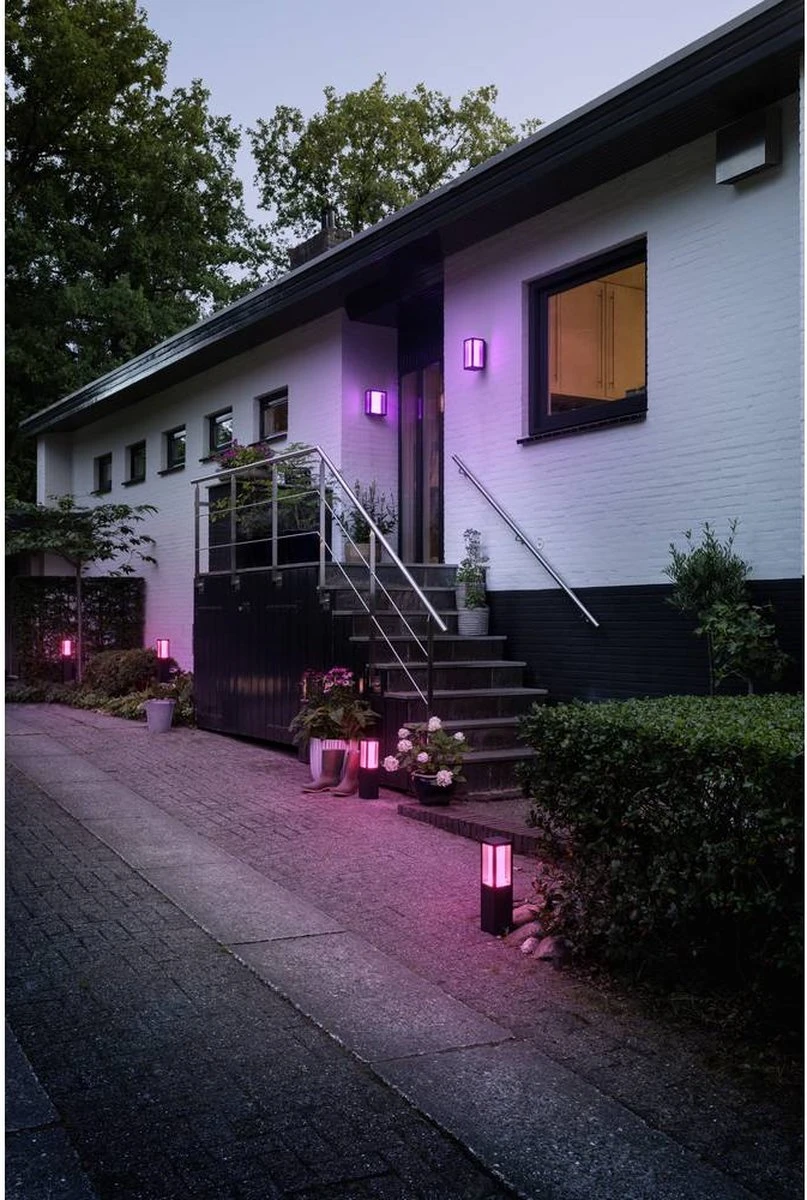 Philips Hue Impress Sokkellamp - Wit En Gekleurd Licht - Zwart - Laag 9 Philips Hue Impress Sokkellamp - Wit En Gekleurd Licht - Zwart - Laag - Afbeelding 9