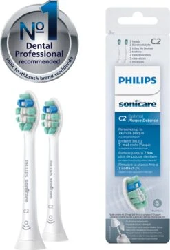 Philips Sonicare C2 Optimal Plaque Defence HX9022/10 - Opzetborstels - 2 Stuks -Philips 817x1200 1