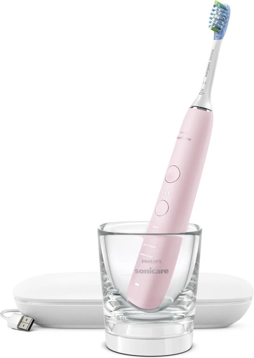 Philips Sonicare DiamondClean 9000 HX9911/29 - Luxe Elektrische Tandenborstel - Lichtroze 3 Philips Sonicare DiamondClean 9000 HX9911/29 - Luxe Elektrische Tandenborstel - Lichtroze - Afbeelding 3