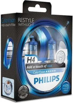 Philips ColorVision H4 Blauw 60/55W 12V, Set à 2 Stuks -Philips 852x1200 5