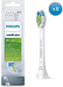 Philips Sonicare W2 Optimal White HX6068/12 - Opzetborstels - 8 Stuks -Philips 867x1200