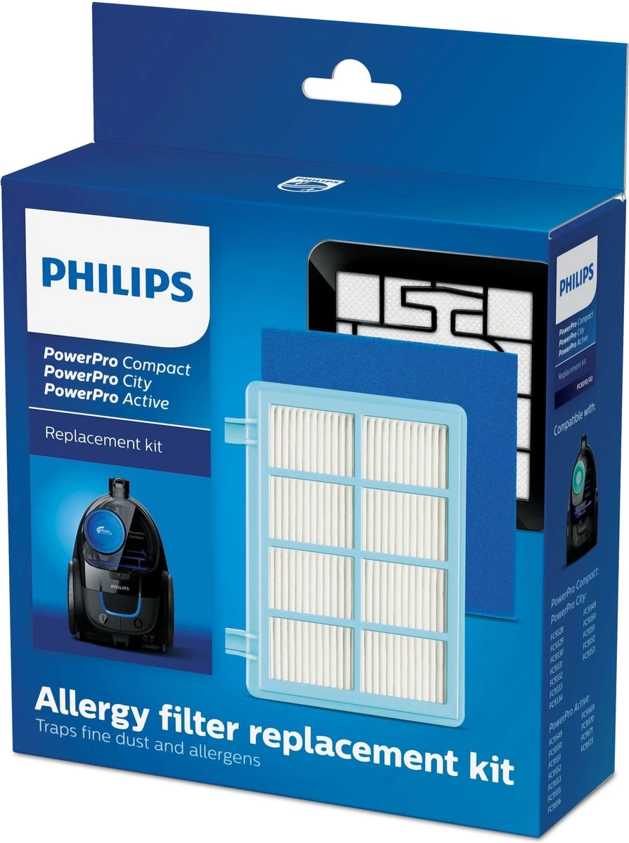 Philips PowerPro FC8010/02 - Vervangende Allergiefilters 1 Philips PowerPro FC8010/02 - Vervangende Allergiefilters