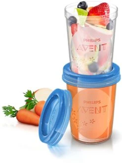 Philips Avent SCF618/10 Bewaarbekers Voor Babyvoeding - 180 Ml - 10 Stuks -Philips 901x1200