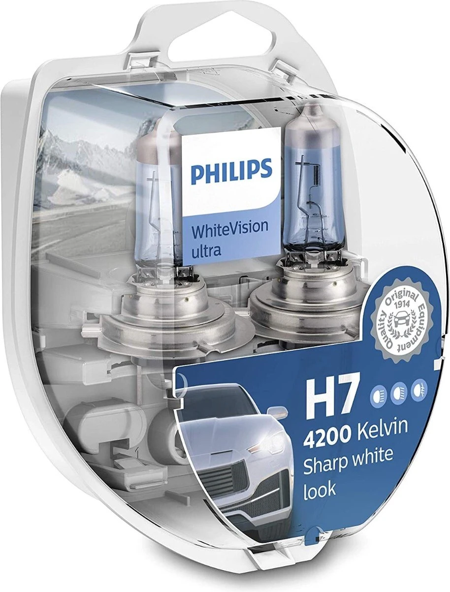 Philips Reservelampen Auto H7 Ultra 55w 12v Transparant 2 Stuks 1 Philips Reservelampen Auto H7 Ultra 55w 12v Transparant 2 Stuks