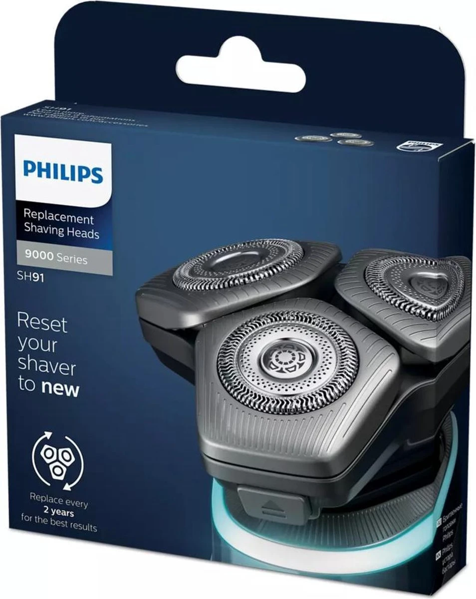 Philips 9000 Serie SH91/50 - Scheerkoppen - 3 Stuks 1 Philips 9000 Serie SH91/50 - Scheerkoppen - 3 Stuks